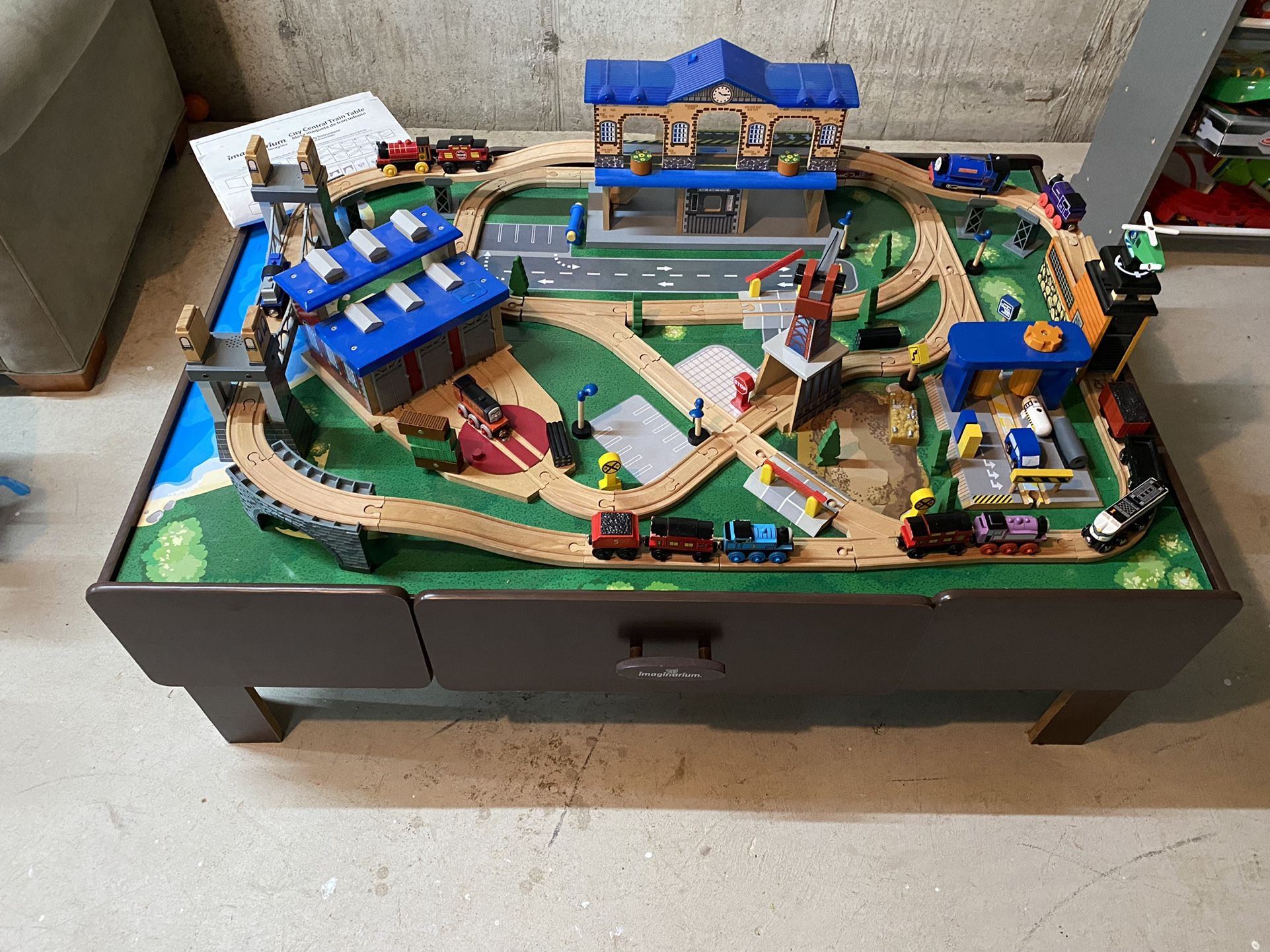 City central sales train table
