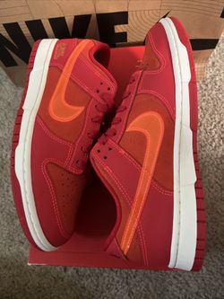 Nike Dunk Low ATL Atlanta University Red FD0724-657 Size 8.5 No LiD