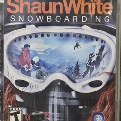 SHAUN WHITE SNOWBOARDING FOR THE PS3