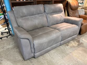ASHLEY Next-Gen Durapella Slate Power Reclining Sofa
