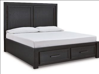 Open Box Ashley Furniture Foyland King/california King Storage Footboard