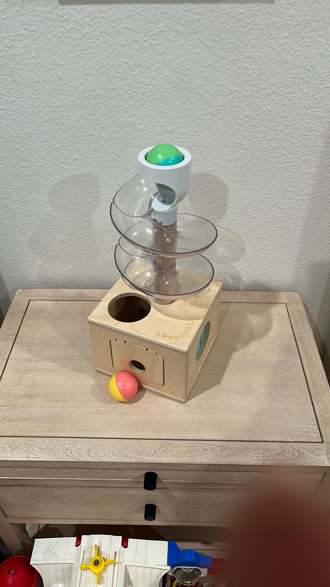 Lovevery Ball drop Ball Run Tower Toy