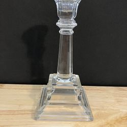 Antique Glass Candle Holder 