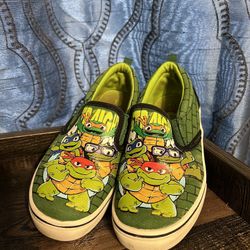 Teenage Mutant Ninja Turtles Mutant Mayhem Toddler Boys Slip on Shoes