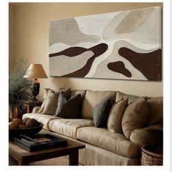 Hand-Painted Abstract Wall Art