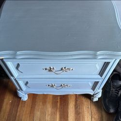 Baby Blue Dresser $75