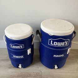 Lowe's Igloo 5 And 10 Gallon Cooler
