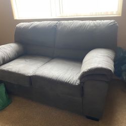 Grey/Blue Couch 