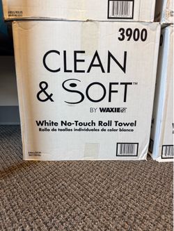 Waxie Clean & Soft 3900 White No-Touch Roll Towel - One Case