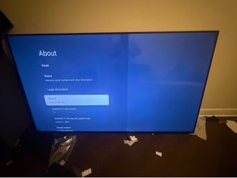 65 inch sony tv everything works fine
