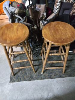 Wooden stools