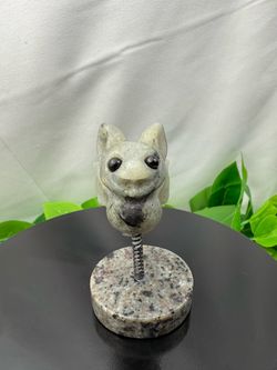 Crystal Labradorite Bat on Yooperlite
