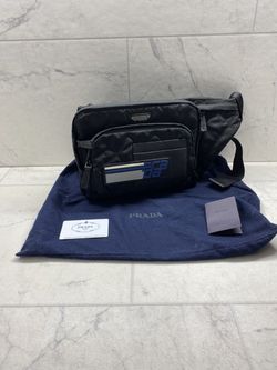 Authentic Prada Tessuto Impunturato Satchel – Black Canvas – Multi-Use Bag (A1G009192)