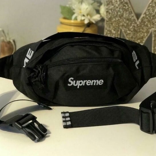 Supreme fanny sales pack black
