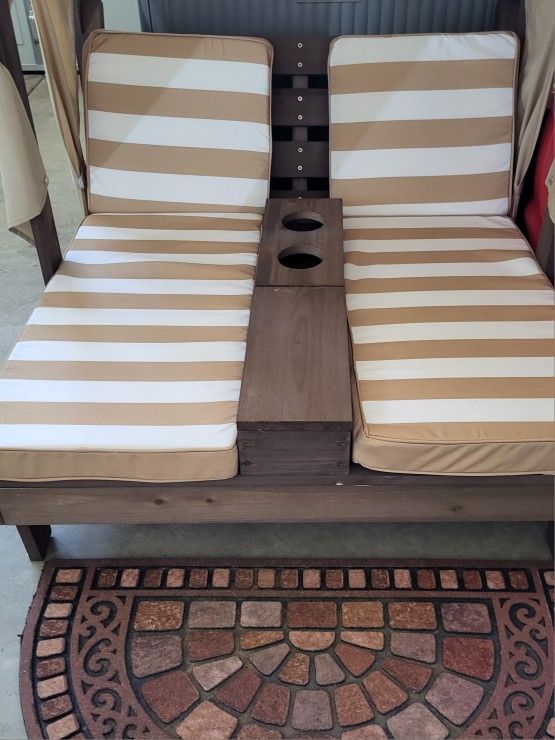 NEW Patio Furniture Kids / Pets (KidKraft Wooden Outdoor Double Chaise