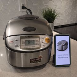 Zojirushi Rice Cookee 5-1/2-Cup (Uncooked) Micom Rice Cooker and Warmer, 1.0-Liter