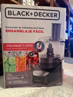 Brand New BLACK+DECKER Easy Assembly 8-Cup Food Processor