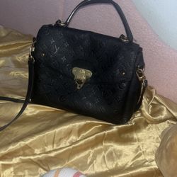 Louis Vuitton Georges Handbag Monogram Empreinte Leather MM