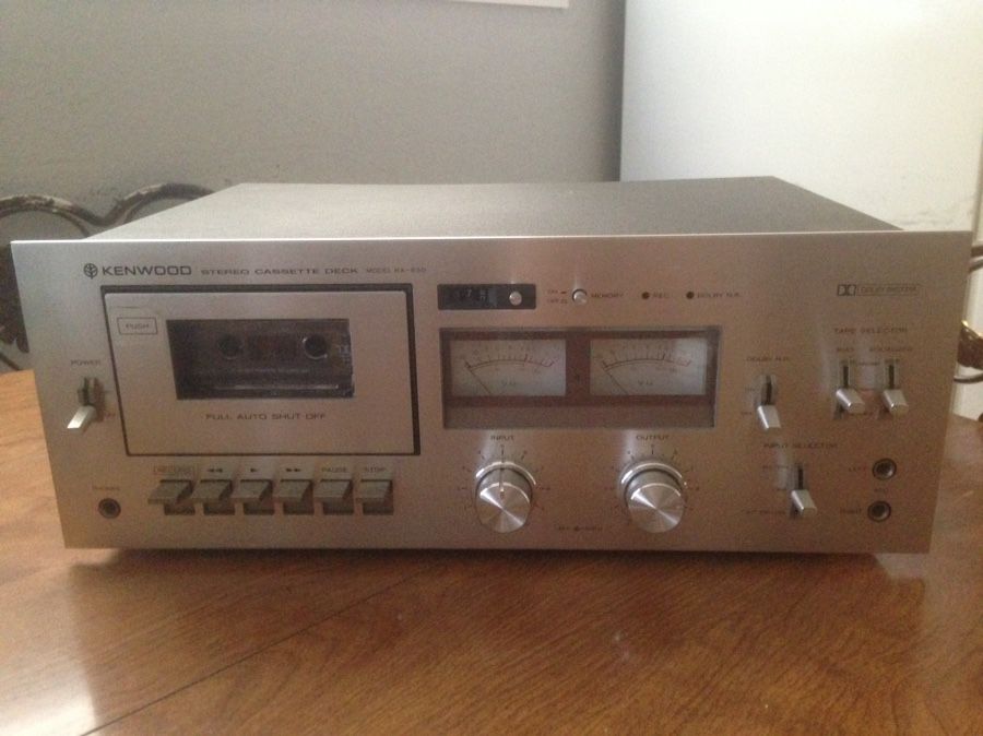 Vintage Kenwood Cassette Tape Deck