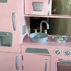 Pink Play Kitchen