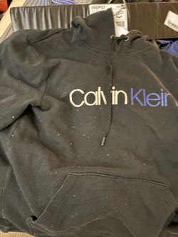 Men’s black Calvin Klein hoodie size medium