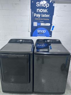 SAMSUNG WASHER AND. DRYER. SET