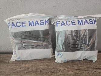 (10) Packs Of 100 Face Mask