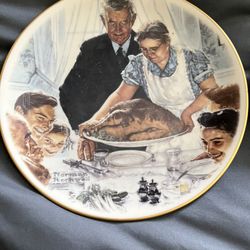 Norman Rockwell Plates 