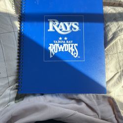 Lot of 8 Tampa Bay Rays × Tampa Bay Rowdies Spiral Notebooks