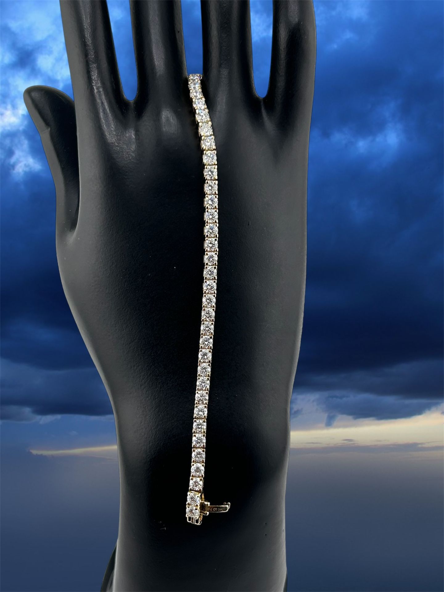 Tennis Bracelet In 14k Yellow Gold