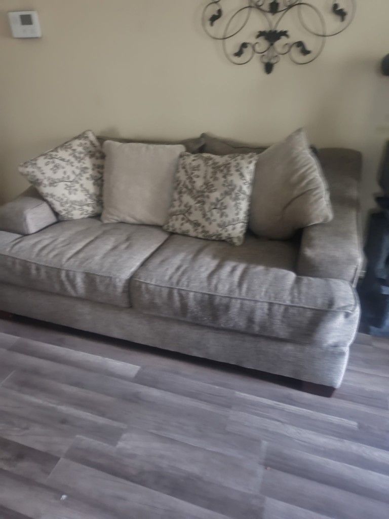 Sofas Two Piece. With Pillows