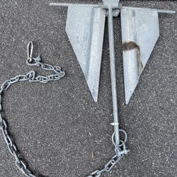 Anchor Galvanized With Chain