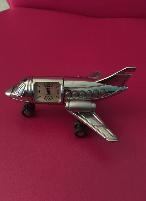 Timex Mini Metal Airplane Desk Clock For In Tempe Az Offerup