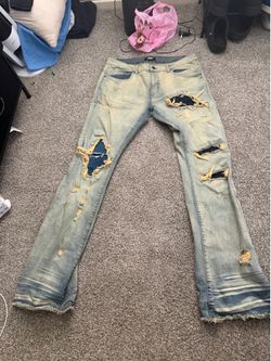 Stacked jeans men