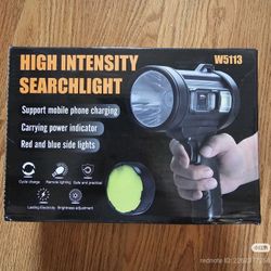 Rechargeable Spotlight Flashlight, 99,000 Lumens Spot Light Handheld Spot Lights