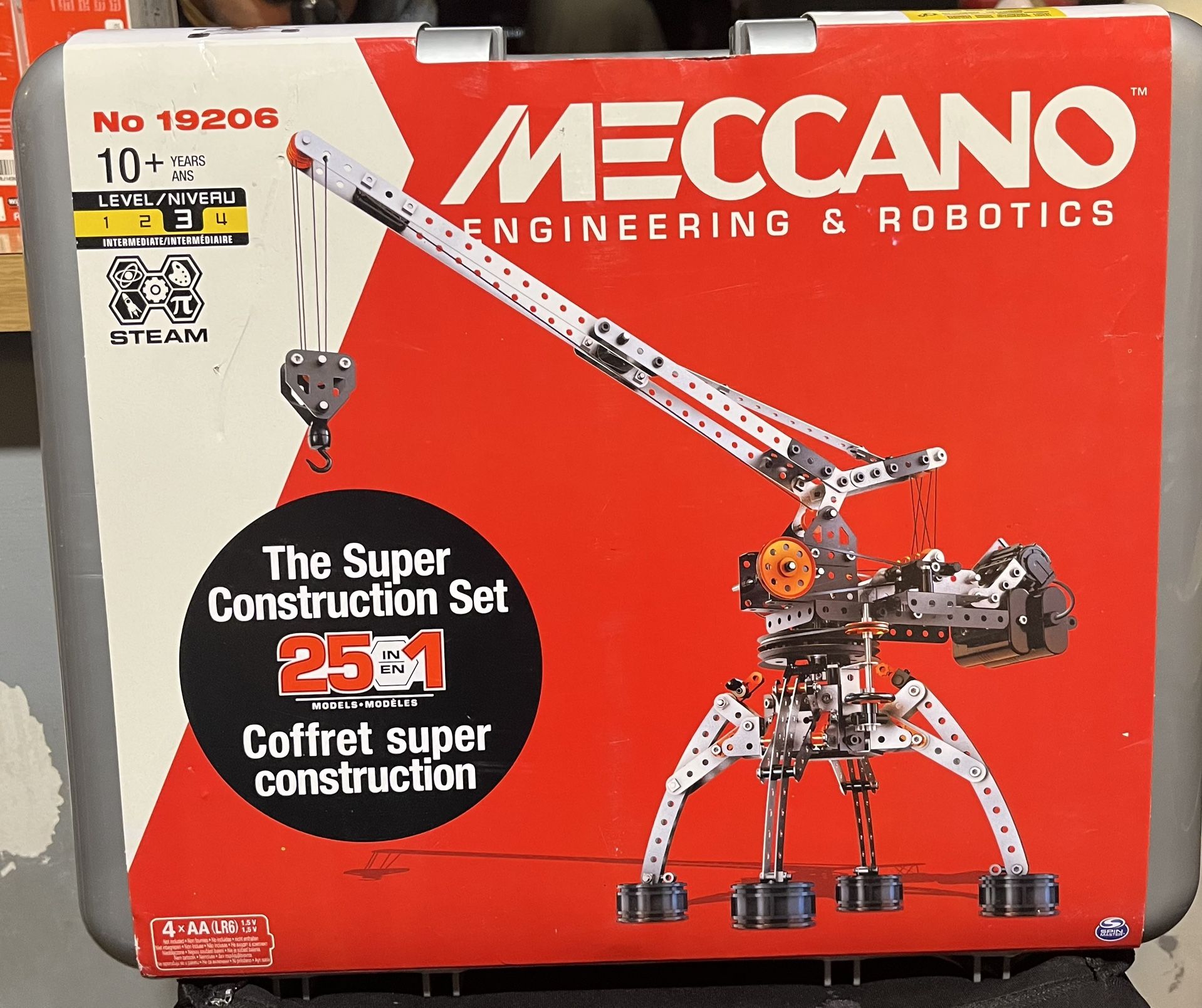 Meccano Erector Super Construction in-1 Motorized Building Set Steam Education