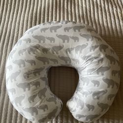 Nursing Pillow For Mom White Grey 