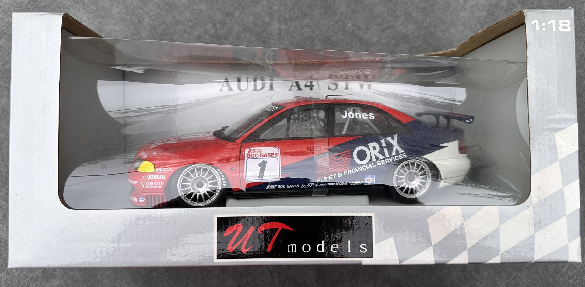 UT Models Audi A4 STW Racing Collection 1:18 Die Cast Model