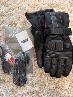 Hotwired motorcycle electric heated gloves