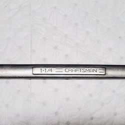 Craftsman -VV- Series 1-1/4 Combination Wrench 44708 SAE Made in USA