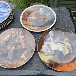 Knowles Norman Rockwell Plates (Limited Edition)

