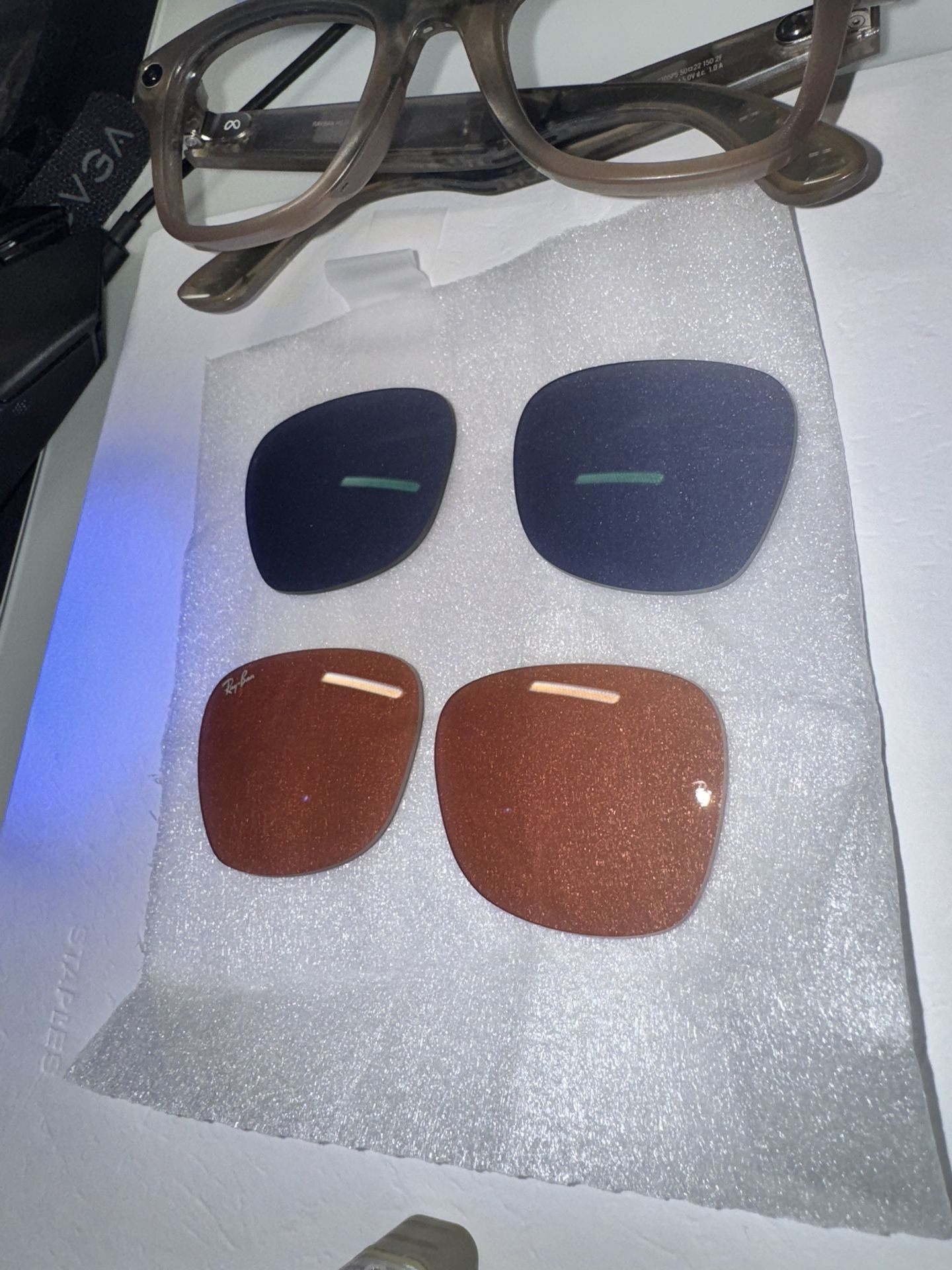 Rayban Meta Ai Wayfarer  Lenses