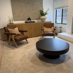 Coffee Table Black Concrete