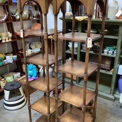 PAIR Brandt Furniture Six Tier Shelves