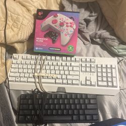 Xbox Controller And Two Keyboards 