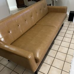 Retro Leather Sofa