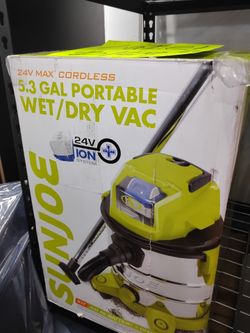 5.3 gal portable wet/dry vac