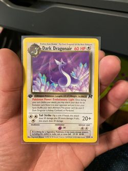 Dark Dragonair 1st Edition Pokémon Card