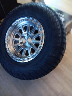 17x9 ARENA Rims 6 Lug 6x139 on New tires 285 70 17