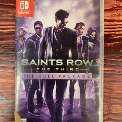 Nintendo Switch Saints Row The Third The Full Package
